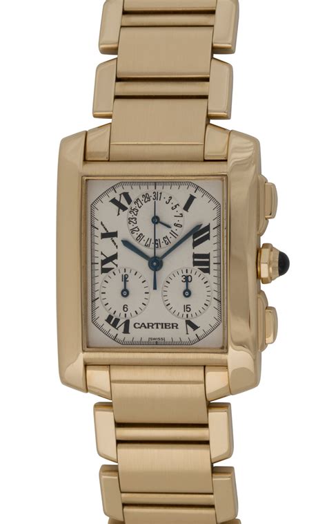 cartier tank francaise chronograph watches|cartier tank francaise pre owned.